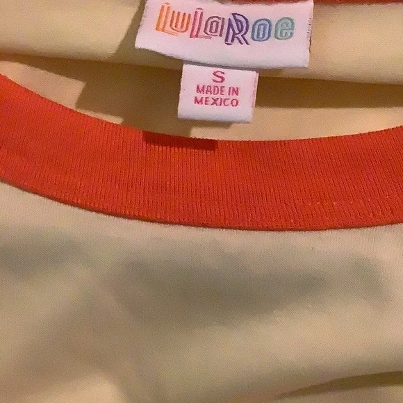 NWT Lula Roe Ringer Tee - Picture 2 of 4